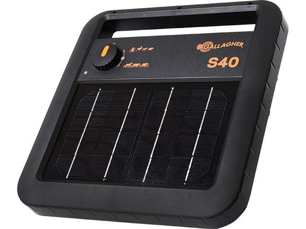 Gallagher G341424 Solar Fence Charger, 40-Acre, 0.20 Joules, 6-Volt -  Quantity 1